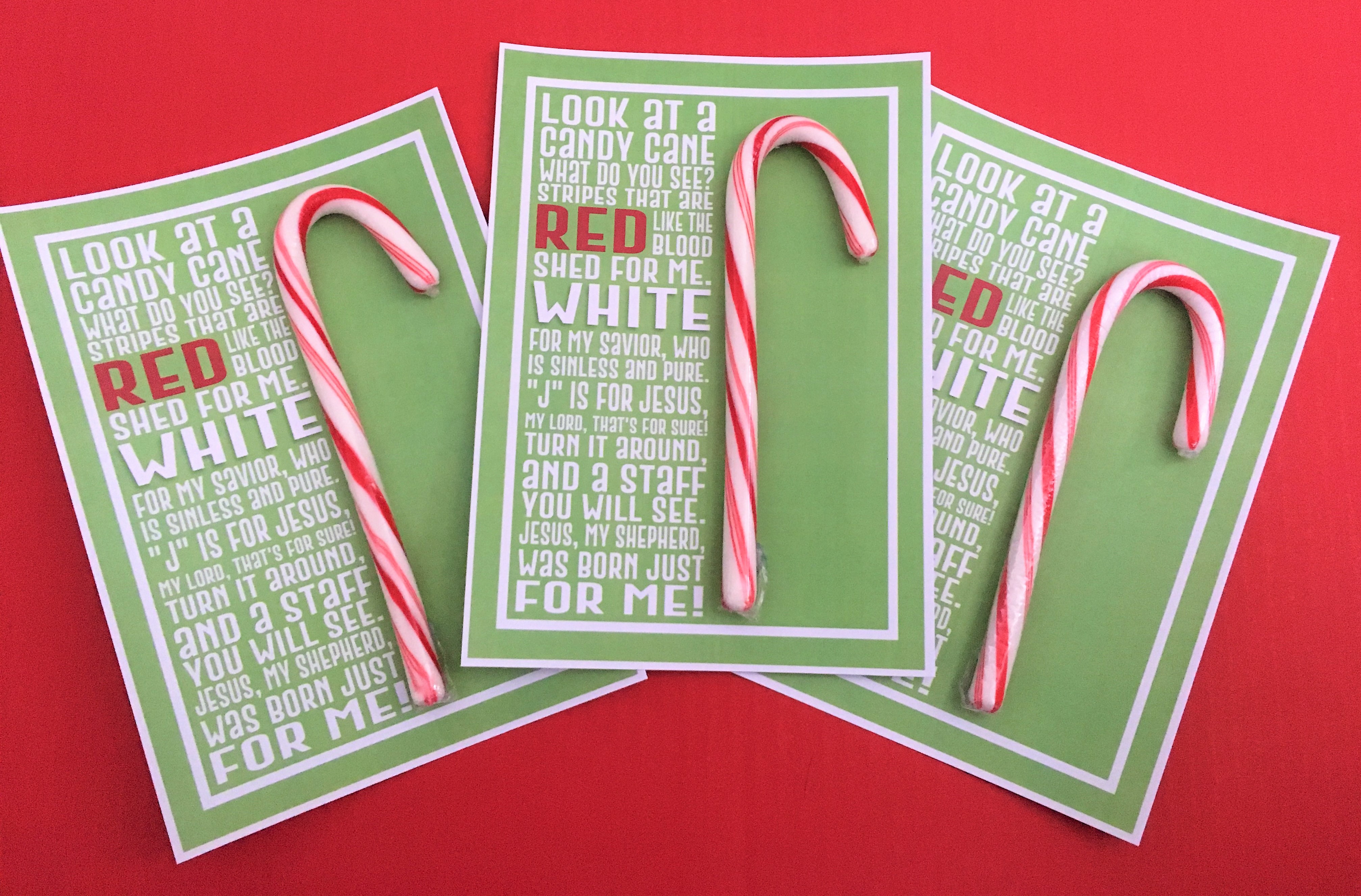 Candy Cane Printables Free