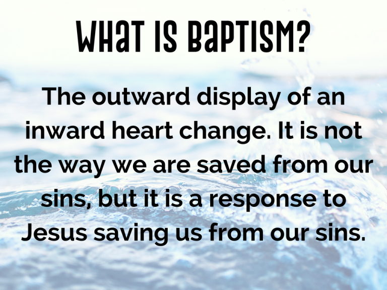 Talking with Kids About Baptism Deeper KidMin