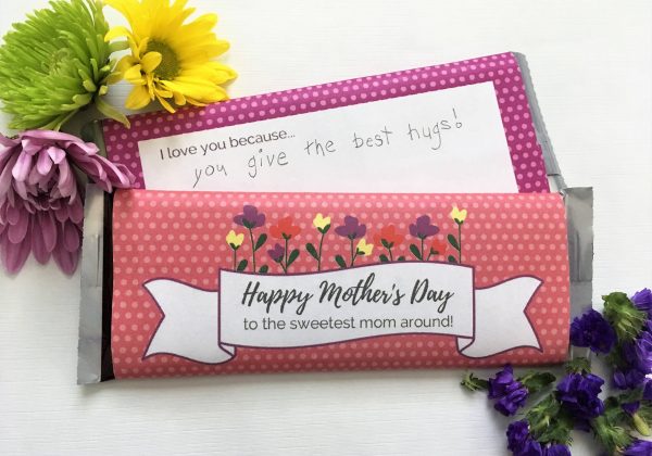 Mother's Day Hershey's Wrap Printable