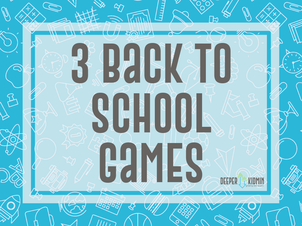 3 Back to School Games