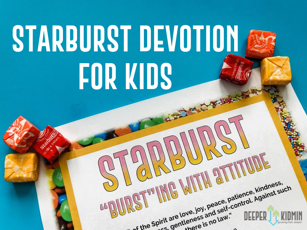 Starburst Candy Devotional Printable – Deeper KidMin