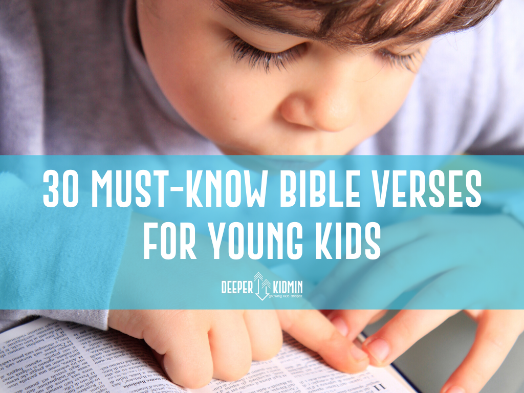 30 Must-Know Bible Verses for Young Kids