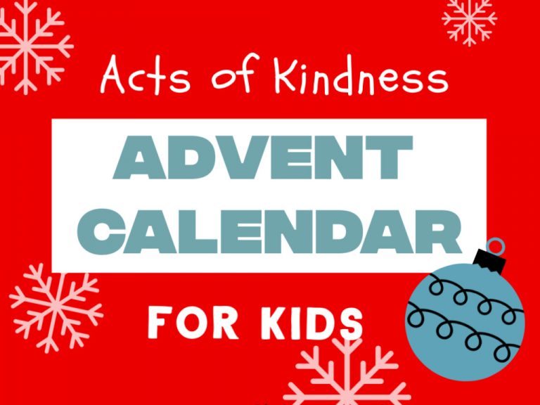 Acts of Kindness Advent Calendar for Kids Deeper KidMin