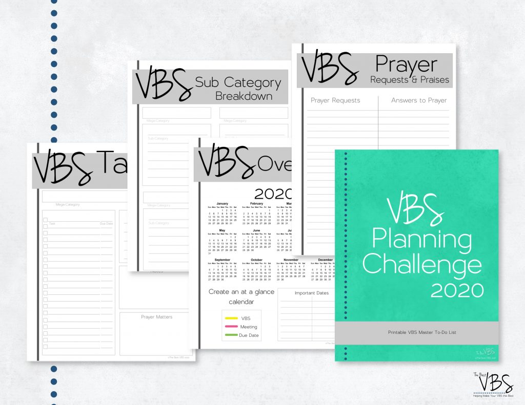 Vbs Planning Template