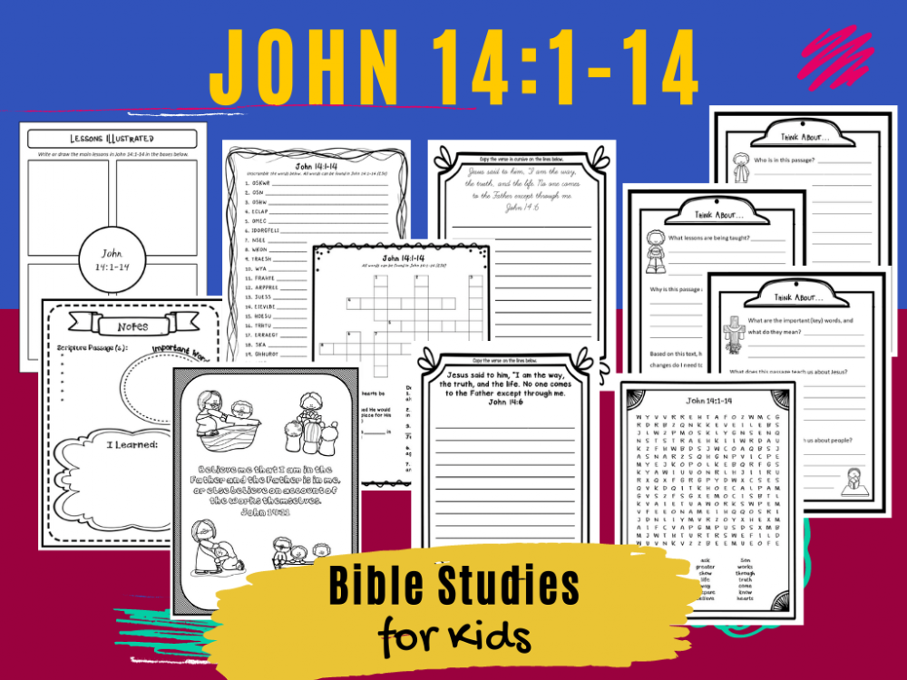 Bible Studies for Kids John 14114 Deeper KidMin