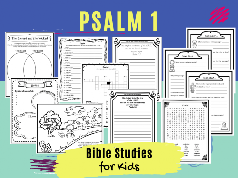 Bible Studies For Kids Psalm 1 Deeper Kidmin