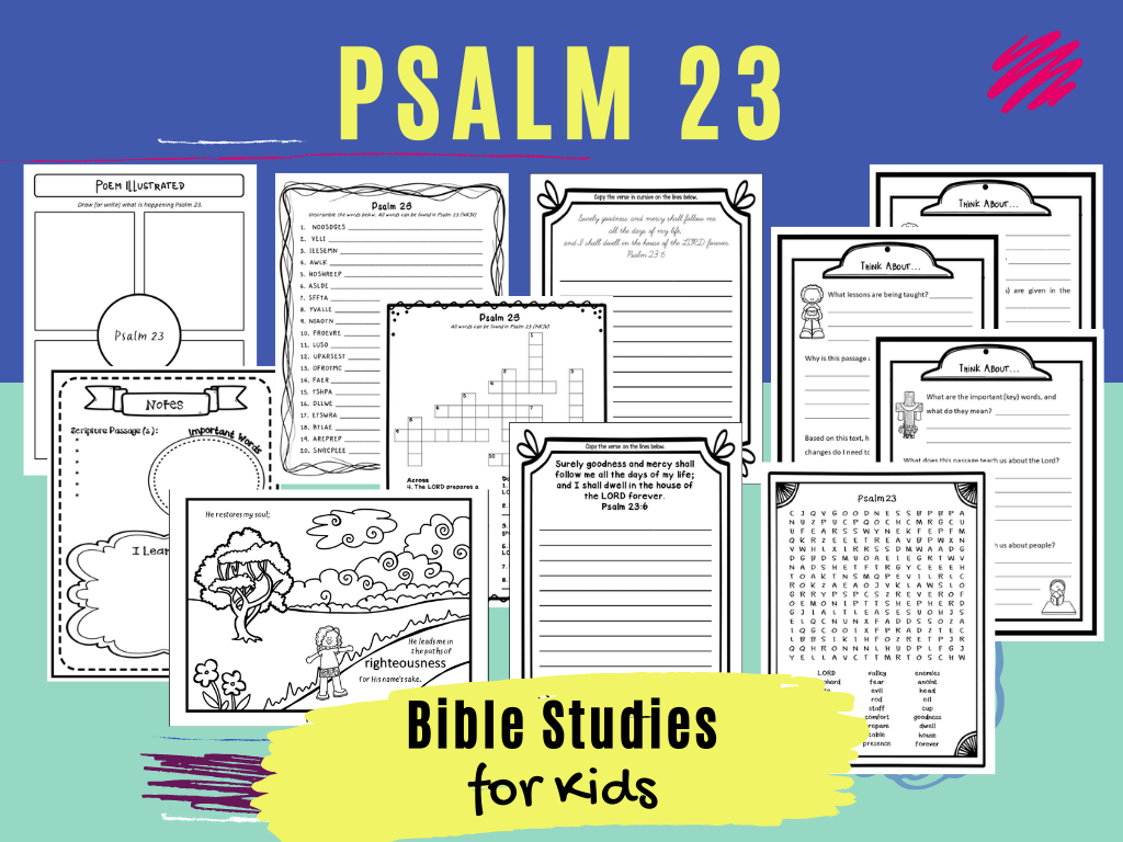 Bible Studies For Kids Psalm 23 Deeper KidMin
