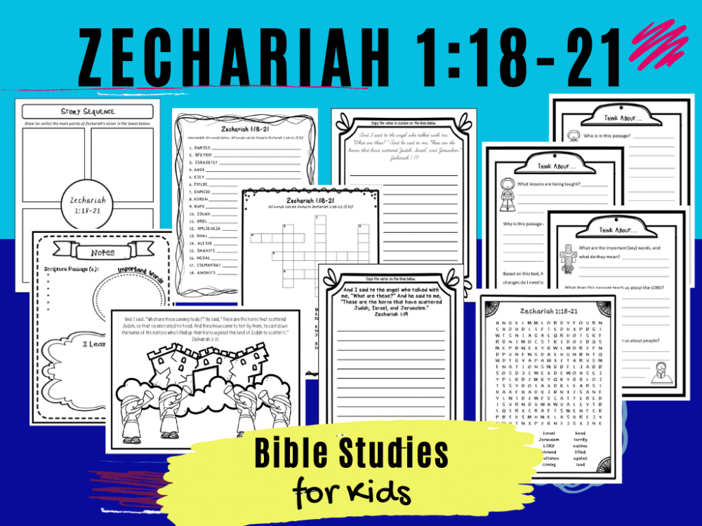 Bible Studies For Kids – Zechariah 1:18-21 – Deeper KidMin