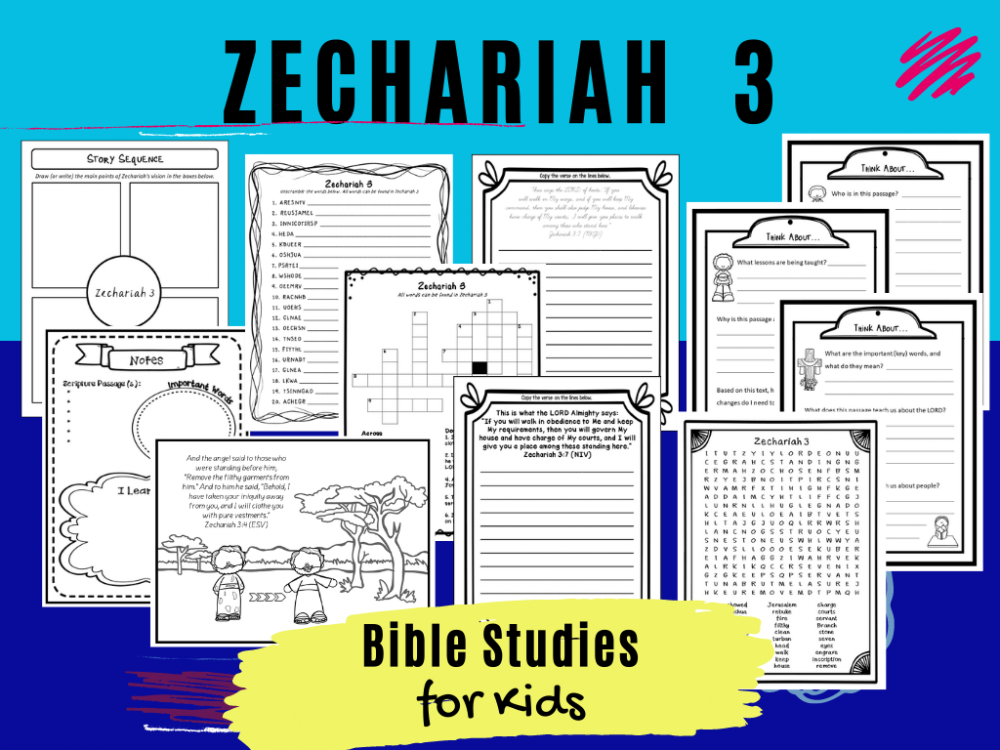 Bible Studies for Kids Zechariah 3 Deeper KidMin