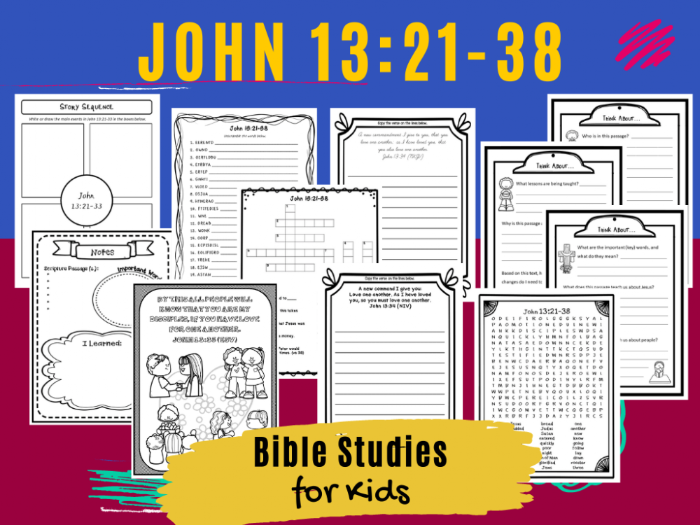 Bible Studies for Kids – John 13:21-38 – Deeper KidMin