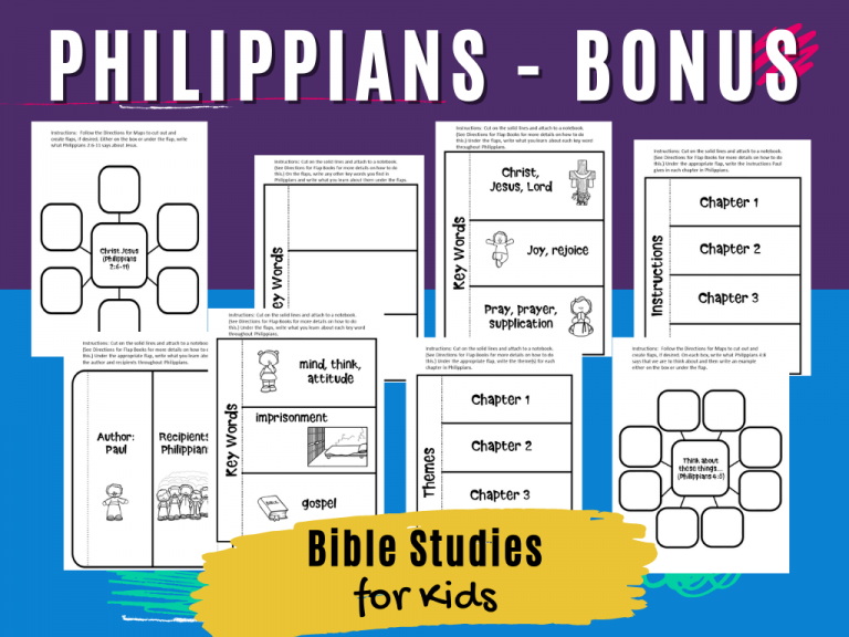 Bible Studies for Kids – Philippians BUNDLE! – Deeper KidMin