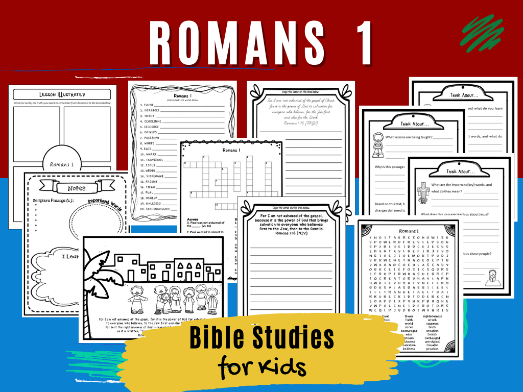 Bible Studies For Kids Romans 1 Deeper KidMin