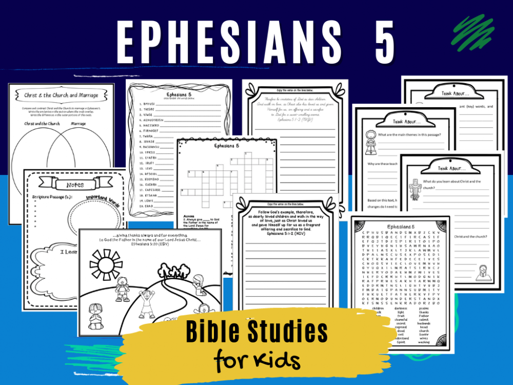 Bible Studies for Kids Ephesians 5 Deeper KidMin