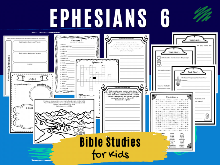 Bible Studies For Kids – Ephesians 6 – Deeper KidMin