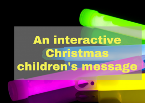 Interactive christmas eve service