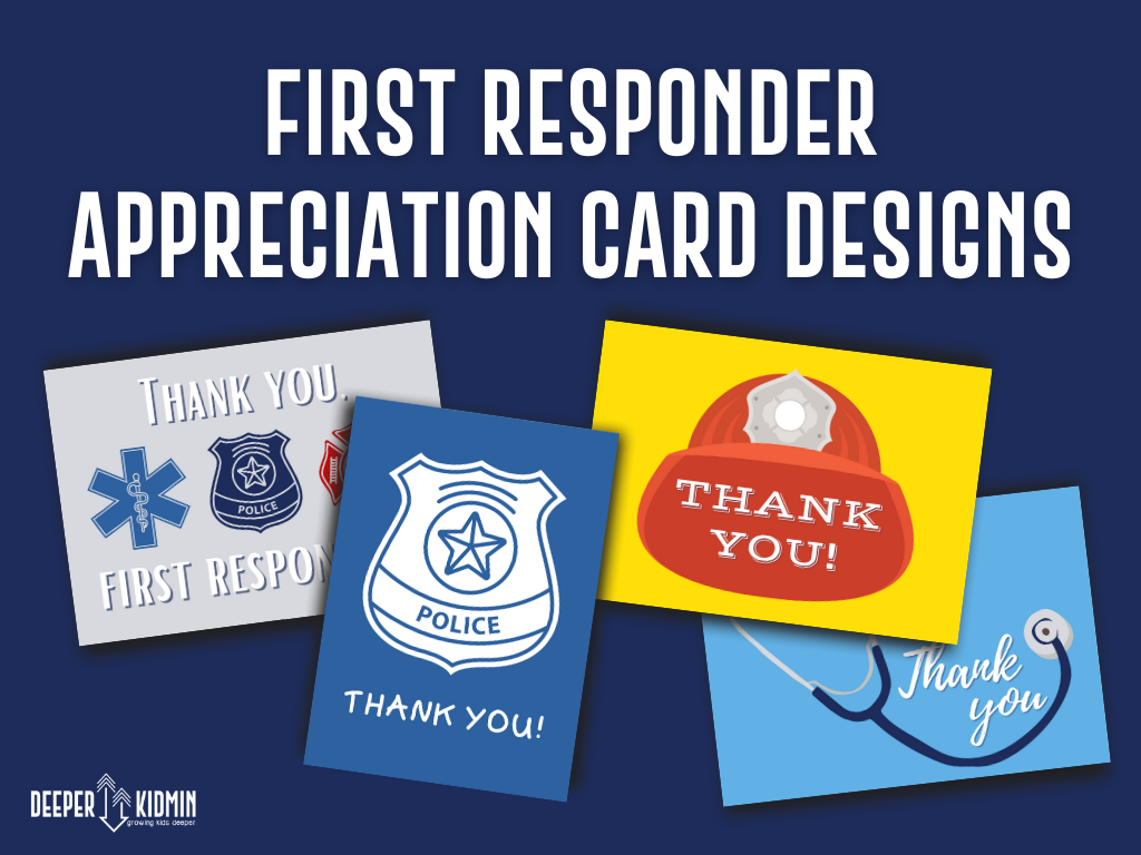 Handmade First Responder Appreciation Card 