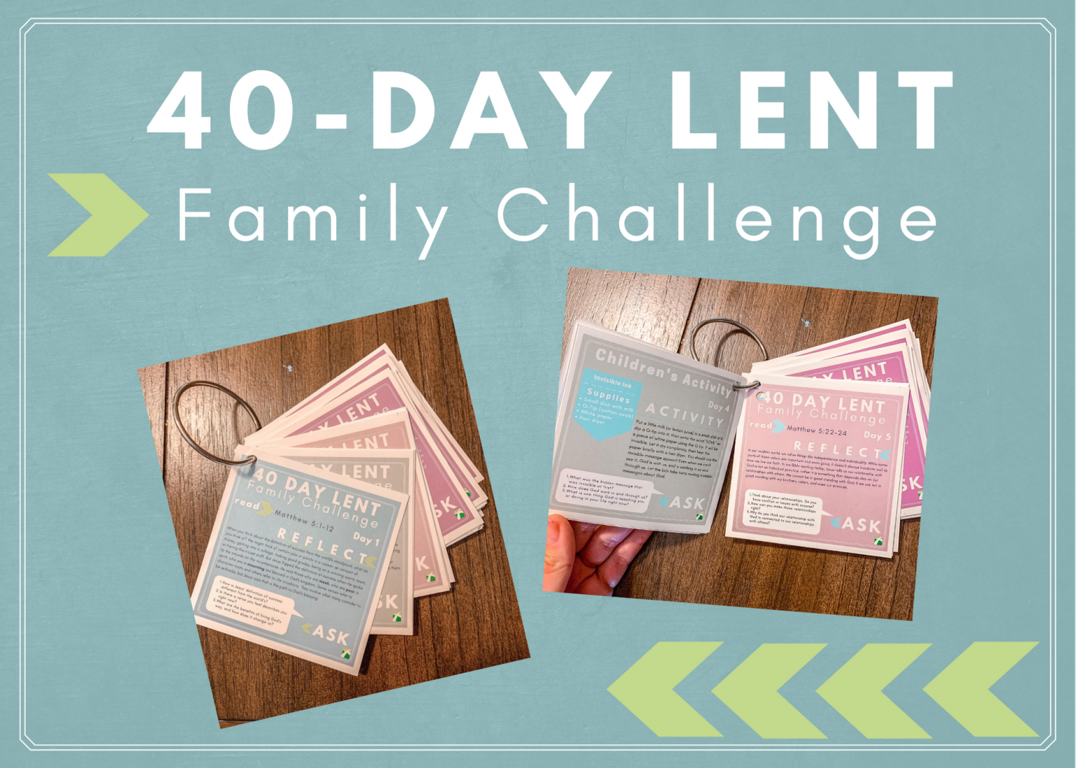 40 Day Lent Family Devotional Deeper KidMin