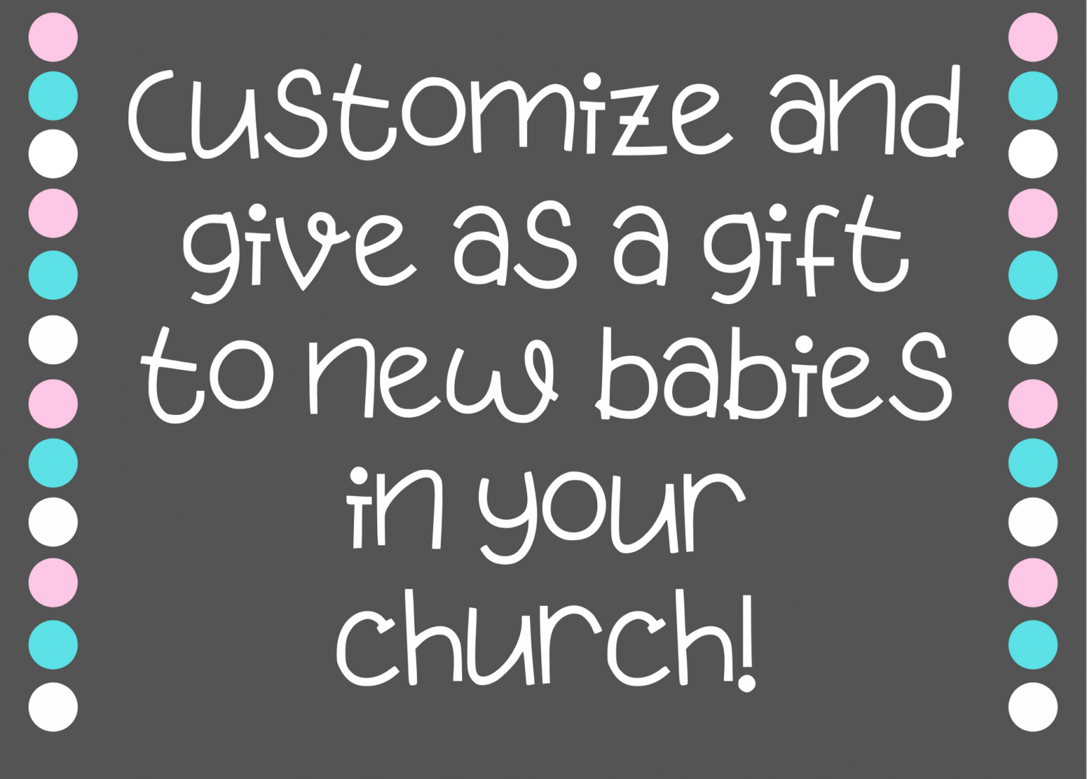 Personalized Baby Gift Printable Deeper KidMin