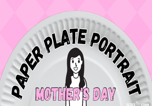 Paper Plate Portrait: Mother's Day On-Screen Game
