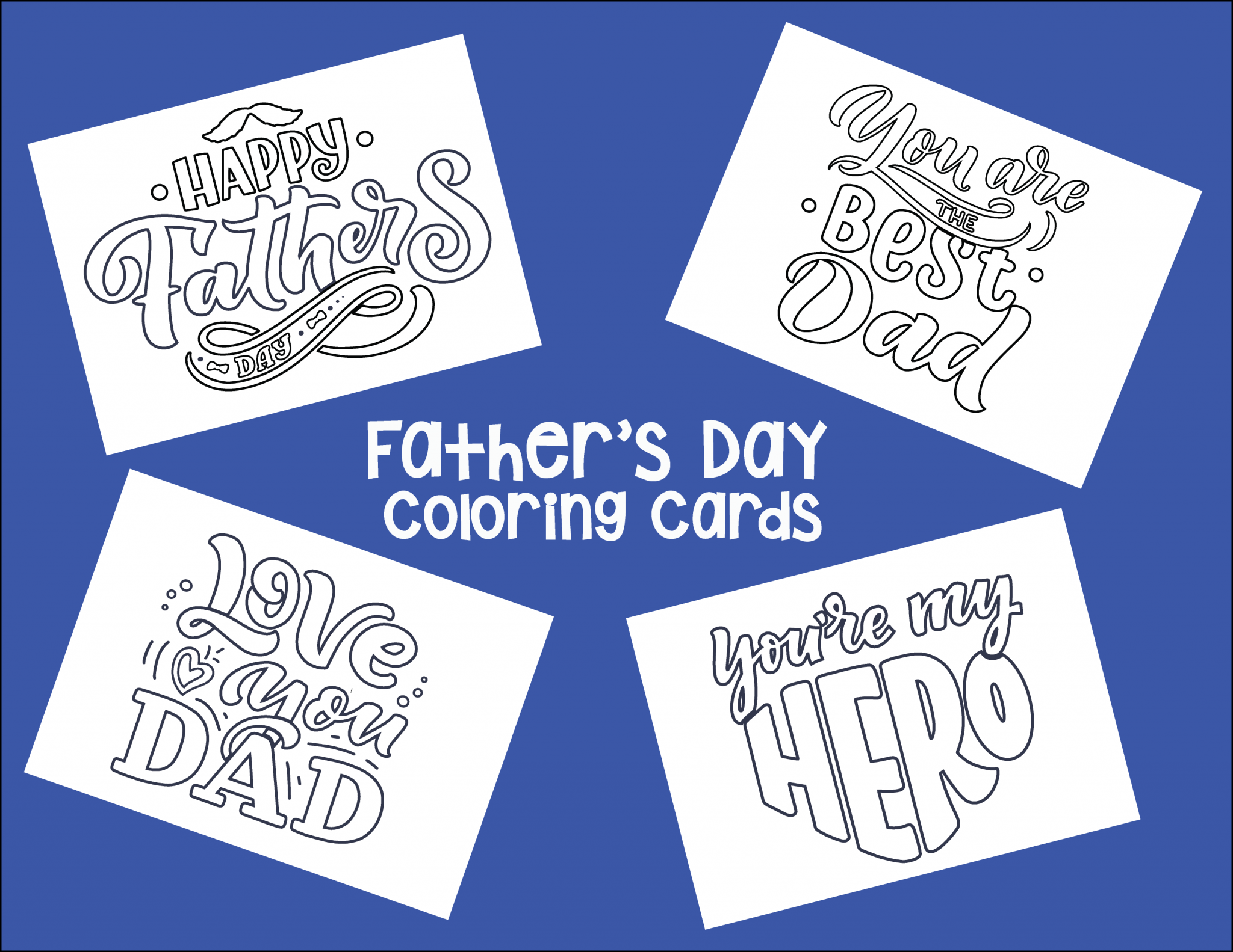 Father’s Day Coloring Cards – Deeper KidMin