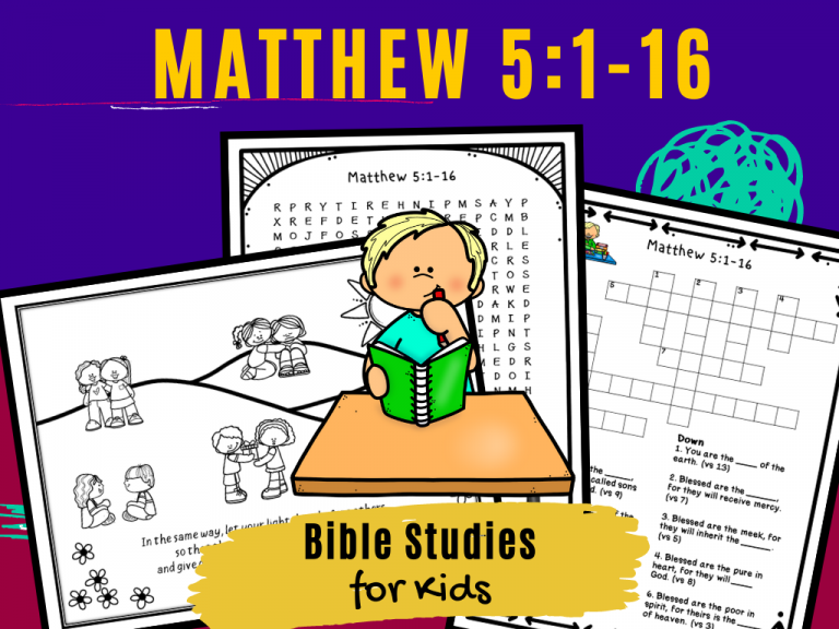 Bible Studies for Kids – Matthew 5:1-16 – Deeper KidMin