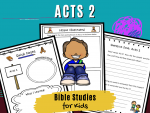 Bible Studies For Kids – Acts 2 – Deeper KidMin