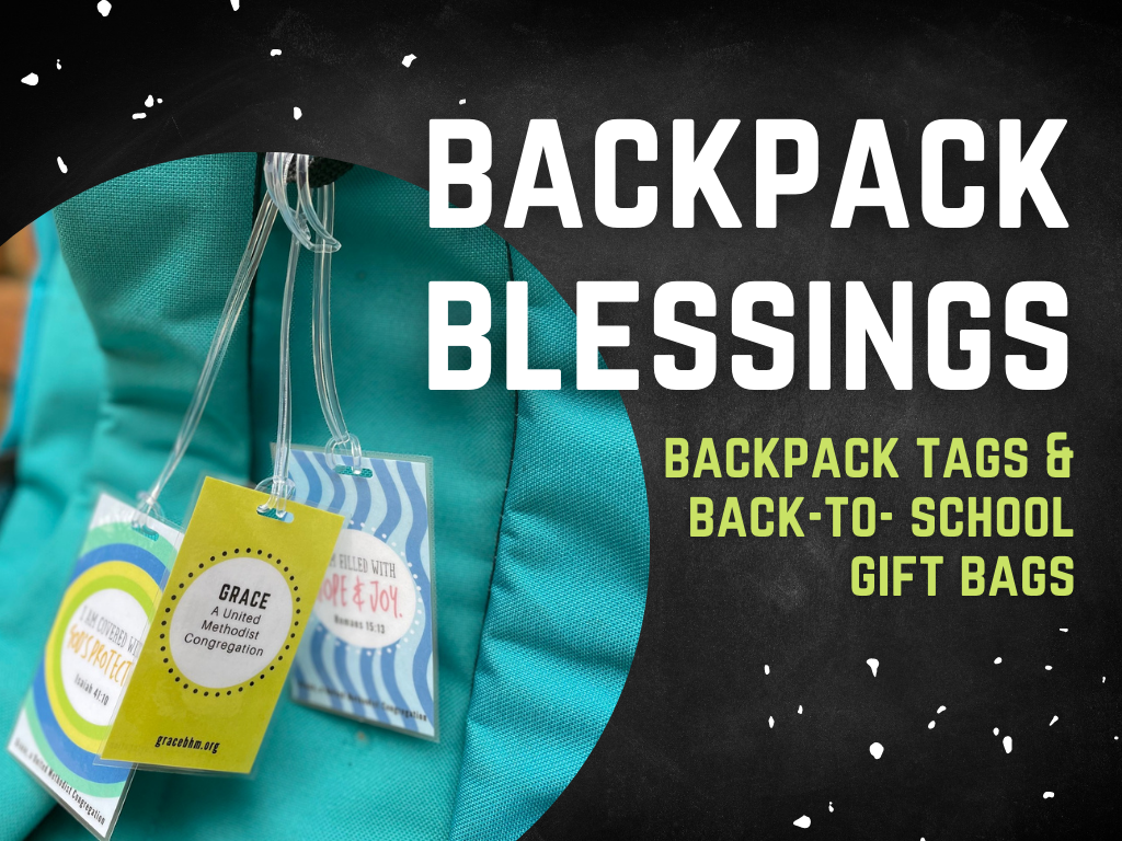Backpack Blessings: Backpack Tags   Back to School Gift Bags Deeper