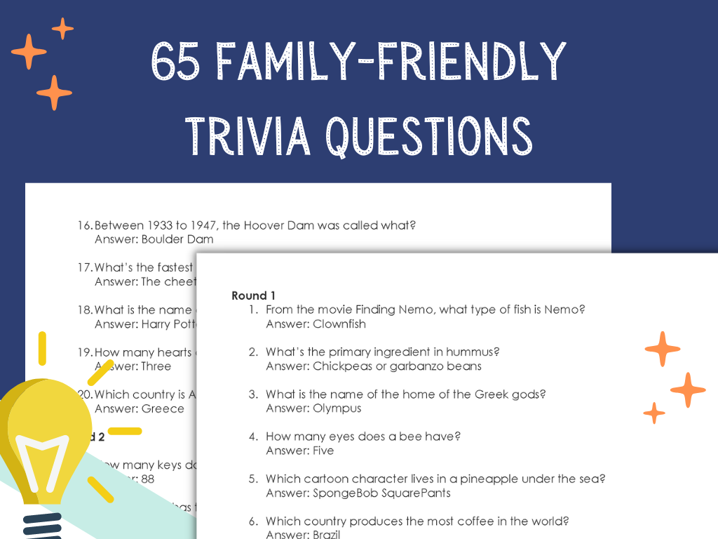 Family Trivia Night Event – Deeper KidMin
