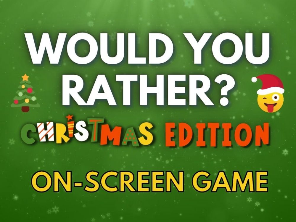 Would You Rather Game – Christmas Edition – Deeper KidMin