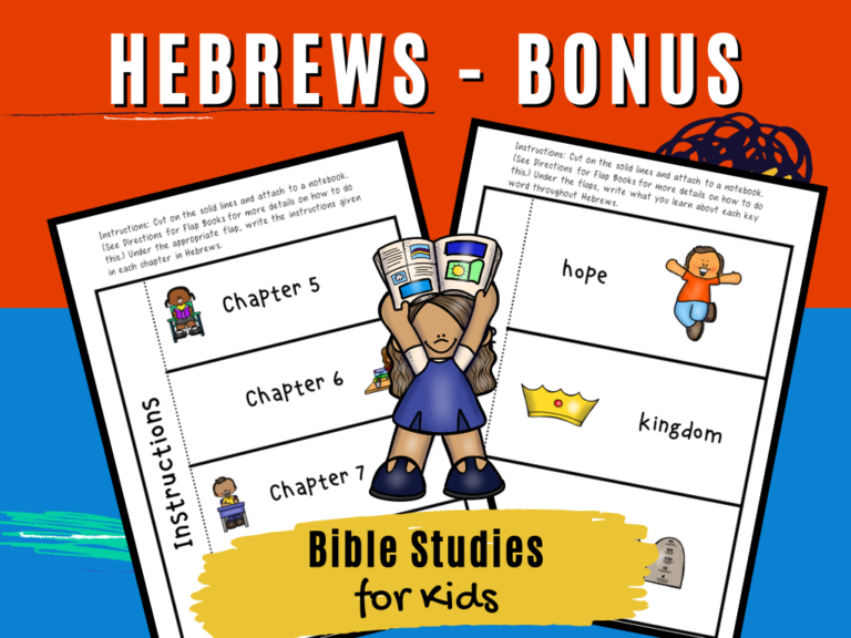 Bible Studies For Kids – Hebrews Bundle With EXCLUSIVE Bonus! – Deeper ...