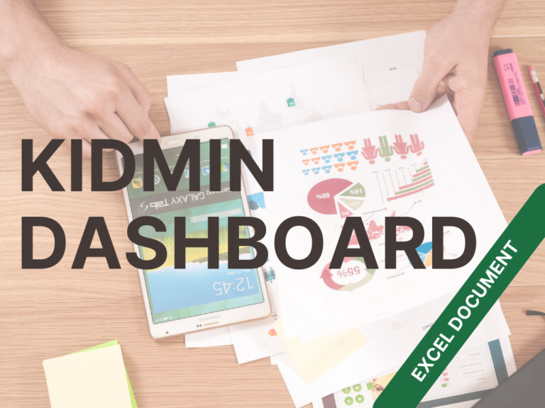 Kidmin Dashboard – Deeper KidMin
