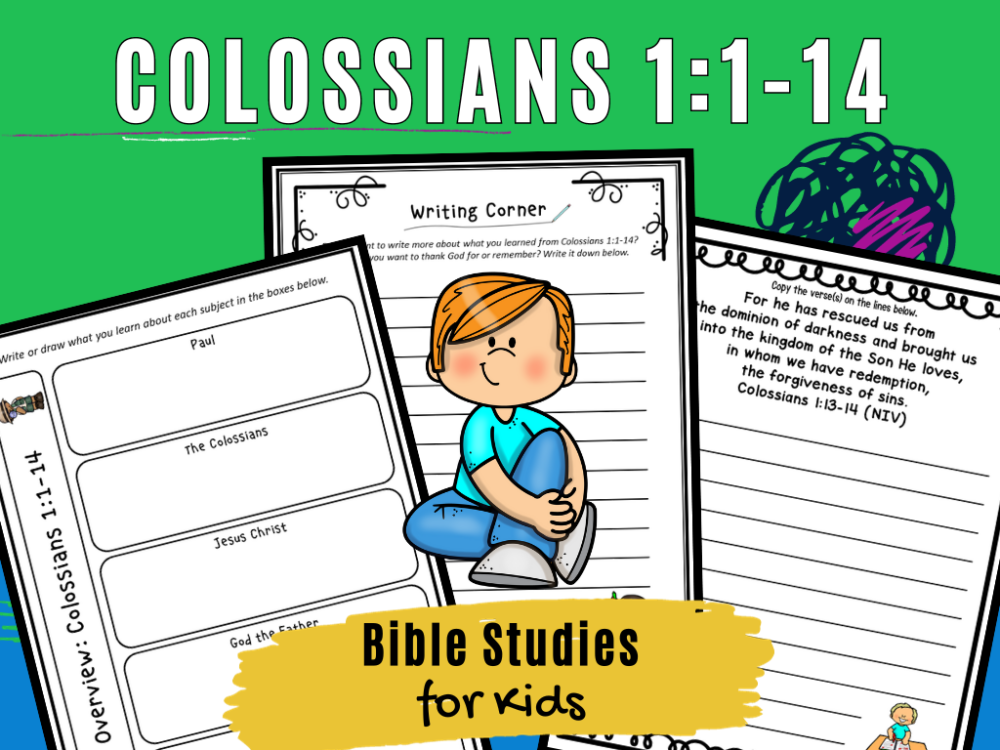 Bible Studies for Kids – Colossians 1:1-14 – Deeper KidMin