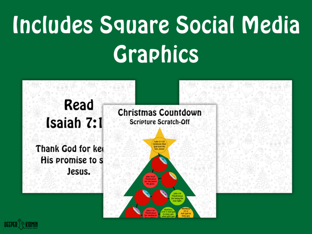 Christmas Countdown Scripture Scratch-Off Advent Calendar – Deeper KidMin