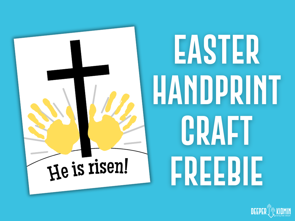 Easter Handprint Craft Freebie