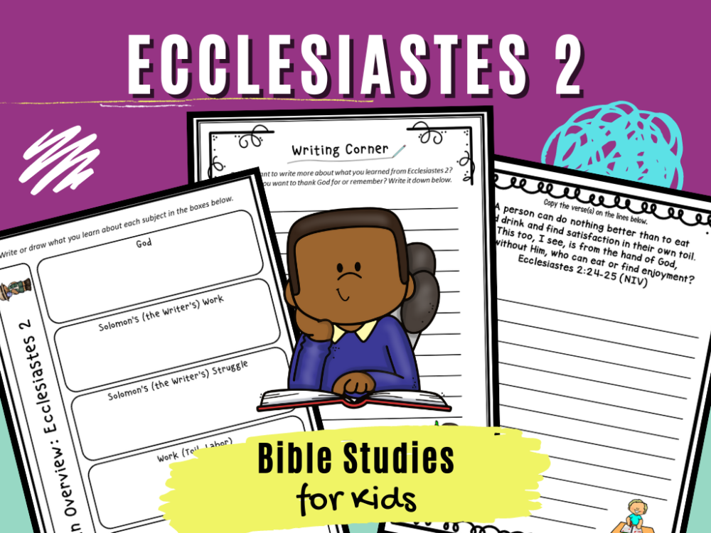 Bible Studies for Kids – Ecclesiastes Bundle with Bonus! – Deeper KidMin