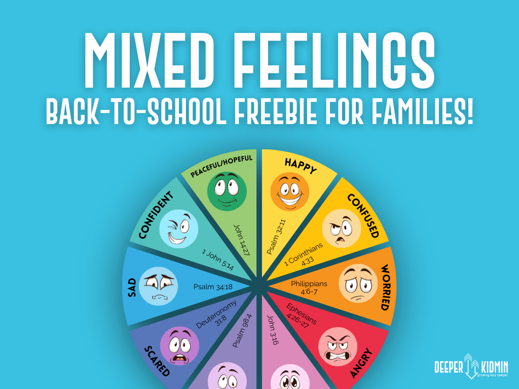 Mixed Feelings: Back-to-School Feelings Wheel Family Resource