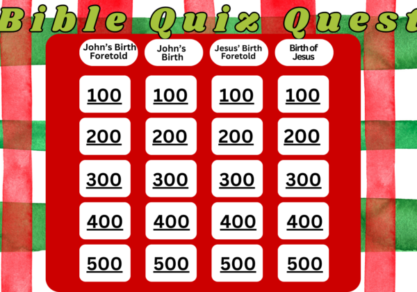 Bible Quiz Quest: Christmas Edition