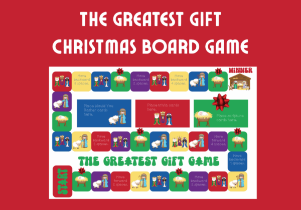 Greatest Gift Printable Christmas Board Game