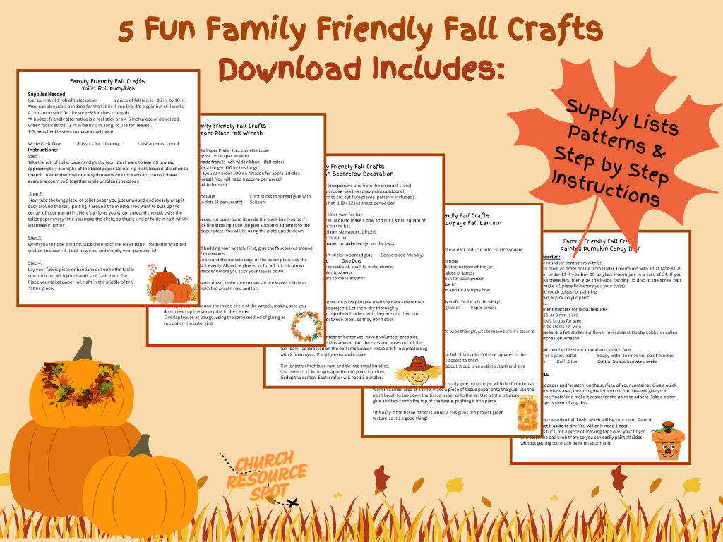 5 fun Fall Family Friendly Crafts (3)