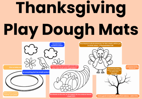 Thanksgiving Play Dough Mats