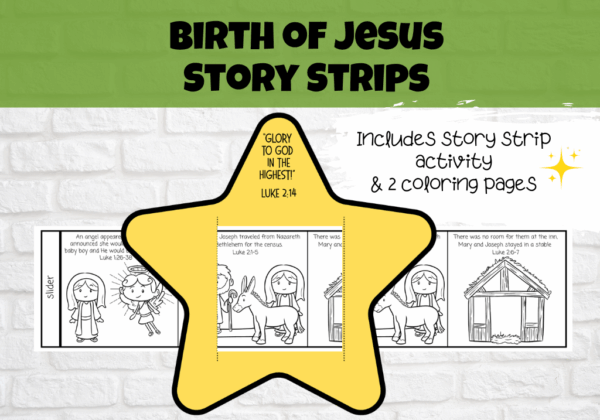 Birth of Jesus Story Strips
