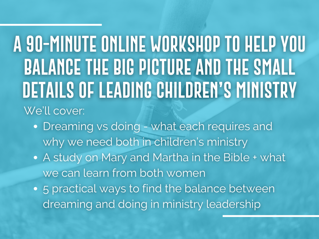 mary and martha dreaming and doing online workshop 4