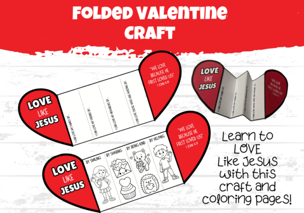 Folded Valentine Craft