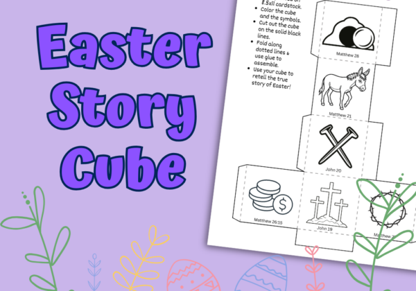 Easter Story Cube for Kids