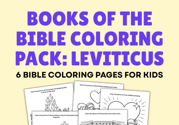 Books of the Bible Coloring Pack: Leviticus