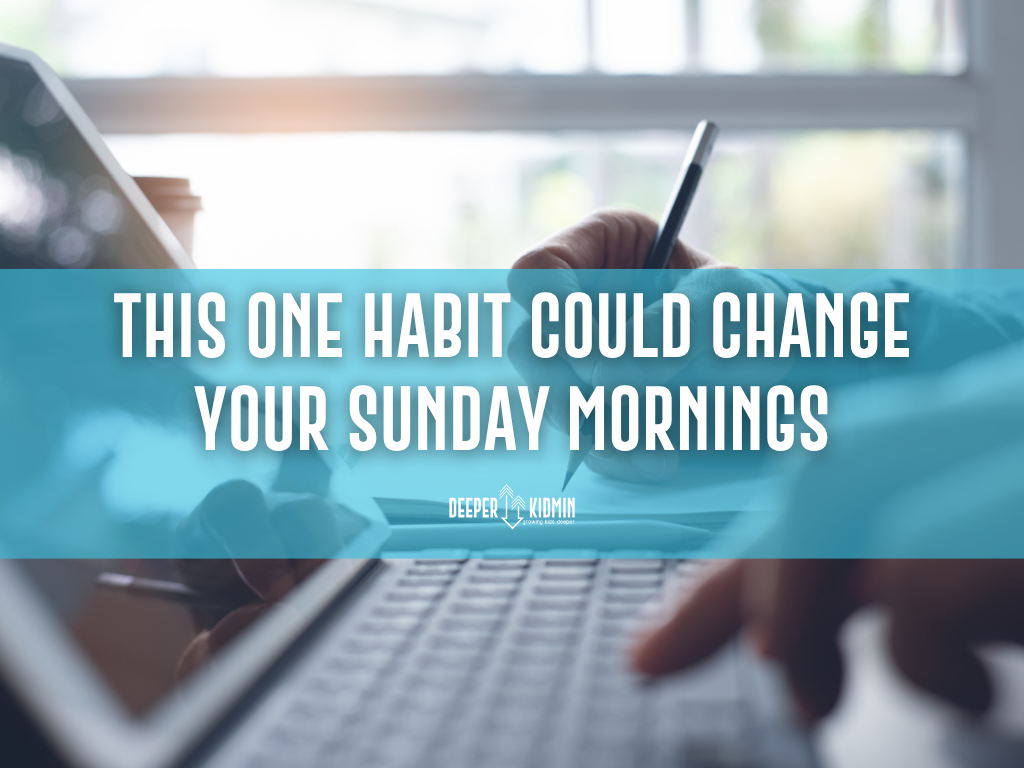 This One Habit Could Change Your Sunday Mornings