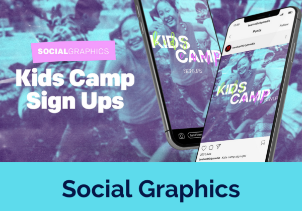 Kids Camp Sign Ups: Social Graphics