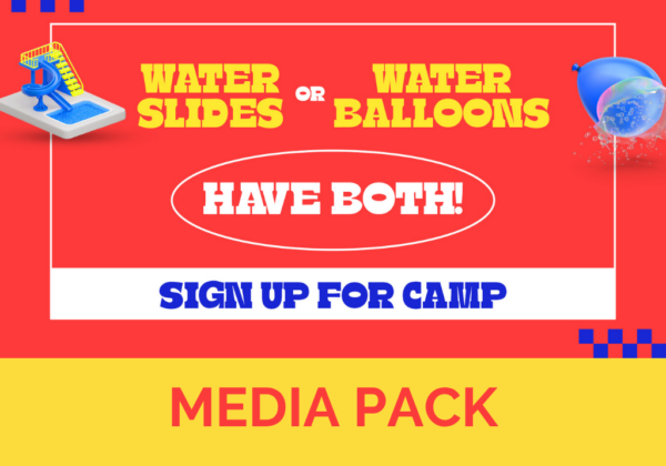 Water Slides Or Water Balloons: Media Graphics