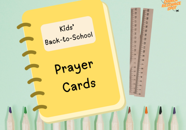 Kids' Back-To-School Prayer Cards