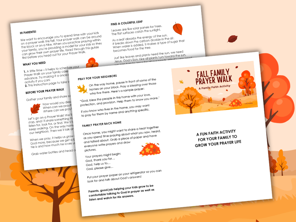 Fall Family Prayer Walk product images 3